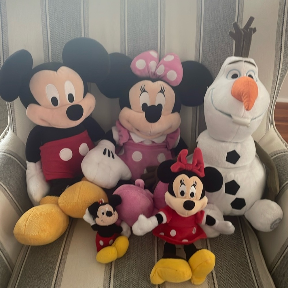 Mickey and friends stuffed animals